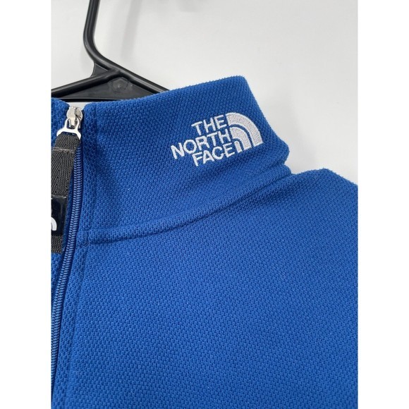 The‎ North Face Long Sleeve 1/2 Zip Men's S Blue Outdoor Sweatshirt - Picture 2 of 6